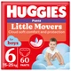 Подгузники-трусики Huggies Little Movers/Pants 6 (15-25 кг) Box для мальчиков 60 шт (5029053564142) - изображение 1