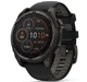 Смарт-годинник Garmin Fenix 8 47 mm Solar Sapphire, Carbon grey DLC titanium with Black/pebble grey silicone band (010-02906-11) - зображення 1