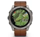 Смарт-часы Garmin Fenix 8 51 mm AMOLED Sapphire, Carbon grey DLC with Chestnut leather band (010-02905-40) - изображение 2