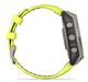 Смарт-часы Garmin Fenix 8 47 mm Solar Sapphire, Titanium with Amp yellow/graphite silicone band (010-02906-21) - изображение 4