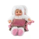 Anne Geddes Лялька "Маленьке Зайченя" з сумкою та стікерами, 23 см ANNE GEDDES art. 21072 - зображення 1