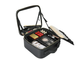 Дорожня чорна косметичка-чемоданчик DT-MUCH20 із дзеркальцем Make Up тканинна сумка для косметики органайзер для подорожей - зображення 2