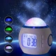 Музыкальный ночник-проектор звездное небо 1038 с часами и будильником - изображение 2