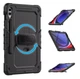 Чехол Carbon Armor Cover Tablet на Samsung Galaxy Tab S10 Ultra (14.6") / защитный чехол для планшета с ремешком в комплекте / (черный) - изображение 3