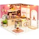 Кукольный дом конструктор DIY Cute Room H-023 Магазин мороженого Счастье Румбокс - изображение 1