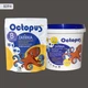 Двухкомпонентная эпоксидная затирка для плитки и мозаики ТМ "OCTOPUS", цвет 8394 серый 1,25 кг. - изображение 1