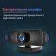 Веб камера 2к HD-CAM вебкамера для компьютера пк стримов с встроенным микрофоном и автофокусом вебка web камеры full hd 2560 х 1440 + LED светильник - изображение 3