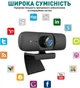 Веб камера 2к HD-CAM вебкамера для компьютера пк стримов с встроенным микрофоном и автофокусом вебка web камеры full hd 2560 х 1440 + LED светильник - изображение 15