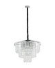 Люстра кришталева сучасна Nowodvorski 7617 срібна Cristal E14 9x40W - изображение 1