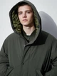 Куртка демисезонная с капюшоном мужская Uniqlo 179510489 XL Зеленая (1159802911) - изображение 6