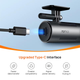 Автомобільний відеореєстратор Xiaomi 70mai Dash Cam M310 Grey 2K QHD (керування зі смартфону) - зображення 3