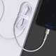 Кабель Baseus Cafule Series Metal Data Cable USB to IP 2.4A 1m White (CALJK-A02) - изображение 3