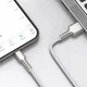 Кабель Baseus Cafule Series Metal Data Cable USB to IP 2.4A 1m White (CALJK-A02) - изображение 8