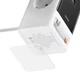 Сетевое зарядное устройство Baseus Power Combo Digital Power Strip SVs 65W 2AC+1USB+1Type-C with Retractable Type-C Cable PSLR000602 White - изображение 4