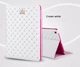 Чехол LuxuryFlip для Apple iPad 11" 2025 (A16) с короной White - изображение 5