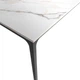 Обеденный стол HESTIA B3917A 140x80x74 см Золотой с белым + песчано-черный, матовое покрытие (АР000107615) - изображение 3