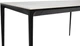 Обеденный стол HESTIA B3917A 140x80x74 см Золотой с белым + песчано-черный, матовое покрытие (АР000107615) - изображение 4