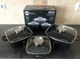 Набір каструль Higher Kitchen HK-302 2.7 л 4.5 л 6.7 л чорний - изображение 7