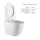 Унітаз підвісний Qtap Robin Ultra Quiet безобідковий з сідінням Soft-close WHITE - зображення 3