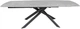 Обеденный стол HESTIA B5609B 160(240)x90x77 см Серый Эрмес + черный песок, матовое покрытие (АР000107625) - изображение 7