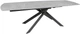 Обеденный стол HESTIA B5609B 160(240)x90x77 см Серый Эрмес + черный песок, матовое покрытие (АР000107625) - изображение 8