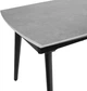 Обеденный стол HESTIA B5621-2 120(180)x80x75 см Темно-серый + песочно-черный, матовое покрытие (АР000106664) - изображение 4