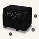 Аэрофритюрница двухкамерная Zeegma Dual 9л Black - изображение 10
