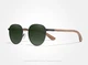 Женские поляризационные солнцезащитные очки KINGSEVEN W5519 Black Green - изображение 3