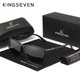 Мужские поляризационные солнцезащитные очки KINGSEVEN 7365 Black Gray - изображение 1