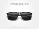 Чоловічі поляризаційні сонцезахисні окуляри KINGSEVEN 7365 Black Gray Lether - зображення 2