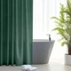 Шторка для ванной комнаты с кольцами Trento Green 200х200 - изображение 1