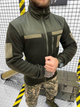 Тактическая кофта флисовая с креплением для шевронов Delta Tactical Fleece Olive S - изображение 1