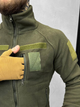 Тактическая кофта флисовая с креплением для шевронов Fleece Jacket Polartec Olive S - изображение 4