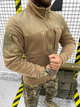 Тактична флісова кофта з кріпленням для шевронів Delta Tactical Fleece Coyote S - зображення 4