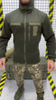 Тактична флісова кофта з кріпленням для шевронів Delta Tactical Fleece Olive XXL - зображення 4