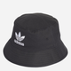 Kapelusz przeciwsłoneczny dziecięcy bawełniany adidas Bucket Hat AC AJ8995 51-53 cm Czarny (4056559601867) - obraz 3