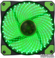 Вентилятор GameMax GaleForce 32xLED 120 мм Green (GMX-GF12G) - изображение 2
