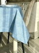 Скатерть водоотталкивающая Delux Textil Велюр Небесный 140 х 110 см (366604) - изображение 2
