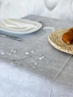 Скатерть водоотталкивающая Delux Textil Велюр светло-серый 140 х 110 см (366580) - изображение 3