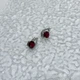 Серебряные серьги с натуральным рубином 2.527ct (2172567) - изображение 9