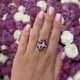 Срібна каблучка з натуральним рубіном 4.609ct, вага виробу 4,81 гр (2159544) - зображення 6