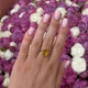 Срібна каблучка з цитрином nano 3.801ct, вага виробу 2,43 гр (2172666) - зображення 5