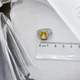 Срібна каблучка з цитрином nano 3.383ct, вага виробу 3,52 гр (2170471) - зображення 4