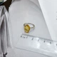 Срібна каблучка з цитрином nano 4.806ct, вага виробу 3,39 гр (2170426) - зображення 3