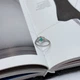 Срібна каблучка з натуральним агатом 1.035ct, вага виробу 2,62 гр (2171171) - зображення 3