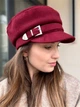 Картуз жіночий кепка Zefur One size бордовий - изображение 4