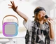 Міні дитяче караоке 2в1 з мікрофоном K12 портативна Bluetooth колонка з LED підсвіткою - зображення 4