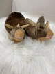 Тапочки кигуруми Kigurumi Динозавр Трицератопс Детские для мальчика Коричневый Плюшевые 25-32 (3110/1) - изображение 5