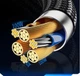 USB кабель 100W з LED-дисплеєм Essager для швидкої зарядки ноутбука Кабель Type-C - Type-C 5A EXCTT1-XY01-P 1м чорний - зображення 4