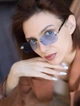 Солнцезащитные очки No Brand унисекс без оправы Trend голубые с золотом - изображение 7